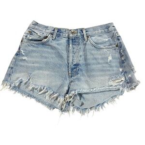 AGOLDE Parker Denim Jeans Frayed Sz 27 100% Cotton
